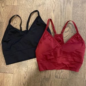 Set of 2 Victoria secret sports bras